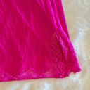 Victoria's Secret 🩷✨VTG Y2K Victoria Secret Hot Pink Lace Slip Dress in L Photo 2