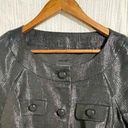 Doncaster  Collection Black Belted Shimmer Blazer 4 Photo 3