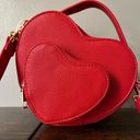 Like Dreams Red Pink Zipper Heartbreaker Valentines Day Heart Shaped Purse Bag‌‌ Photo 4