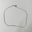 Madewell  Herringbone Chain Necklace Silver Photo 0