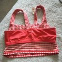 Aerie  Offline Women's XL Red Gingham Plaid Crop Top Country Western Rodeo New Photo 8