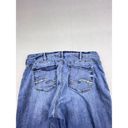 Silver Jeans  Womens 18W Blue Boyfriend Raw Hem Stretch Western Medium Wash Photo 11