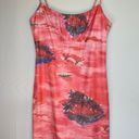 STAUD Bell printed rayon mini dress in red island size 4 small Photo 5