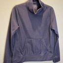 Under Armour NWT  Shimmering Lined Fleece Tunic Sweatshirt‎ Sz Med Purple/Gray Photo 0