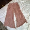 Free People beach intimately nude mauve palazzo wide leg pants S Photo 4