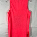 Lilly Pulitzer Brooke Living a Carefree Life Hot Pink Luxletic Tank Top Medium M Photo 4