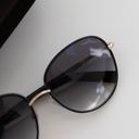 Tom Ford Black and Gold Georgia Sunglasses with Case Photo 7