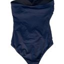 Michael Kors Michael  Navy Strapless Logo Swimsuit 6 Photo 1