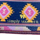 Simply Southern  Pink &‎ Blue Aztec Print Wristlet Photo 1