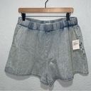 Good American  Women's Denim Diamond Shorts in Size XL NEW Photo 1