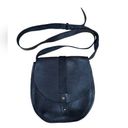 Tribe Alive  Black Leather Satchel Crossbody Handbag Purse Photo 1