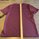 Z By Zella  Womens Burgundy Short‎ Sleeve Workout T-Shirt  Medium Photo 7