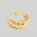 Madewell NWT  Puffed Dome Ring Gold Tone ND379 Photo 0