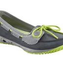 Columbia Women's Sunvent Boat PFG Boat Shoes - Grey/Lime Green - Sz 11 Photo 0