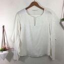 Cooper and Ella  ivory ruffle sleeve blouse Photo 0