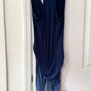 Young Fabulous and Broke  Hamptons Blue Ombre Midi Knot Waist Tank Bodycon Dress M Photo 9