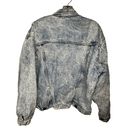 Vintage Gap Acid Washed Jean Jacket Quilted Blue Size M Photo 5