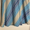 Marmot Ladies flared full midi length blue striped cotton blend skirt size XS Photo 5