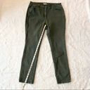 Woman Within  Pine Green Stretch Skinny Jeans Size 14W Photo 3