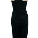 Michelle Mason  Choker Plunge Jumpsuit Sleeveless Black Size 4 Photo 6