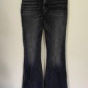 Hudson Jeans  Holly‎ High-Rise Flare Black Noir Denim Photo 2