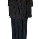 Alexis Pleated Tiered Strapless Maxi Dress, Black, Size XS Photo 2