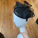 Handmade Vintage Tulle Feathers Net Fascinator Headband Pillbox straw raffia diadem Derby Photo 1