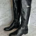 Coach  Micha Tall Black Leather Knee-High Equestrian Style Boots size 7.5 B Photo 1