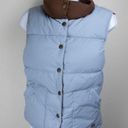 Polo  Jeans Brown Blue Women Reversable Down Puffer Vest M Photo 6