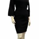 W By Worth  Women Black Casual Long Sleeve Dress Photo 1