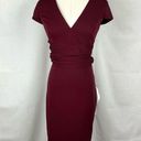 Dress the Population  Dana Dress Bodycon Sheath Burgundy Cocktail Sz Med New Photo 1