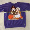 Hanes Vtg  Her Way Woman’s Purple Long Sleeve Holiday Top, Sz L Photo 6