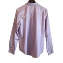 L.L.Bean  Women Cotton Top XL Pale Purple Button Up Minimalistic Workwear Preppy Photo 2