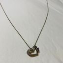 Dainty Heart Necklace Silver Photo 3