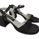 Mudd Y2k Vintage   Black Open Strappy Block Heel Chunky Sandal Size 8 Photo 0