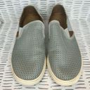 Olukai  Pehuea Slip On Shoes Gray Comfort Sneakers Loafer Folding Heel women 6.5 Photo 1