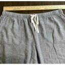 Lane Bryant  Pants Womens 22/24 Linen Blend Wide Leg Mid-Rise Stripe Pull On NEW! Photo 3