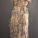 Bardot Rumi Leopard Animal Print Midi Strapless Spring Dress Womens Medium 8 Photo 0