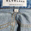 SLVRLAKE London Cropped High Rise Jeans in Fool For Love Mid Wash Size 32 Photo 5