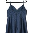 Alfred Sung NWT  Midnight Navy Spaghetti Strap Mermaid Dress Size 12 Photo 7