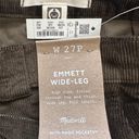 Madewell Pants Petite Emmett 2.0 Wide-Leg in Corduroy Green 27P NWT New Photo 8