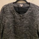 J.Jill  Grey Wool Blend Marled Blazer Jacket Size L Photo 1