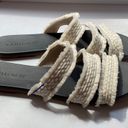 Rothy's  Triple Band Fringe Sandals Seashell Sea Shell Slides Neutral Slip On 10.5 Photo 7