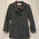 Hugo Buscati  Charcoal Grey Peacoat Blazer Jacket Size 4P GUC #0043 Photo 1