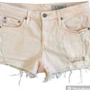 AG Adriano Goldschmied  pale pink denim cut off shorts size 28 Photo 0