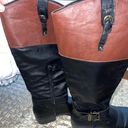 Rampage Brown and Black Tall Riding Boots Photo 2