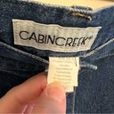 Cabin creek  y2k 90s Midi Button Front Denim Jean Skirt Photo 1