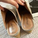 Anthropologie Jeffrey Campbell Favela-2 leather suede stacked heel pointed toe mules 9.5 Photo 7