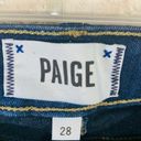 Paige  Transcend Verdugo Ankle Skinny Jeans in Hugo Wash Size 28 Photo 6