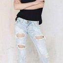 One Teaspoon  Trashed Free Birds Destroyed Baggy Jeans Distressed  Womens Size 24 Photo 0